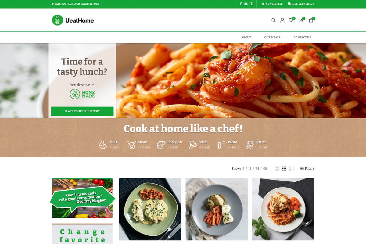 UeatHome - eCommerce Web